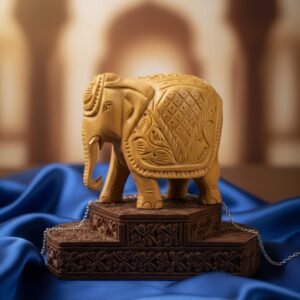 Handcrafted Wooden Elephant