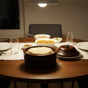 Handcrafted Wooden Chapati Box